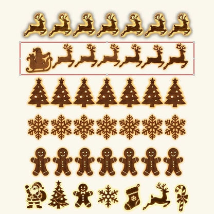 🎄Light‑Up Christmas Wall Decor, 7‑Piece Decoration Set, 6 Design Options