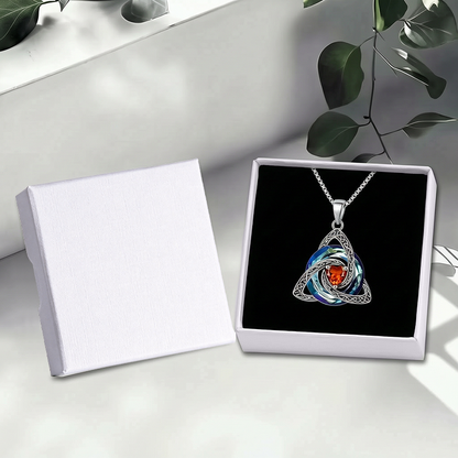 💝Birthstone Celtic Knot Necklace for Women