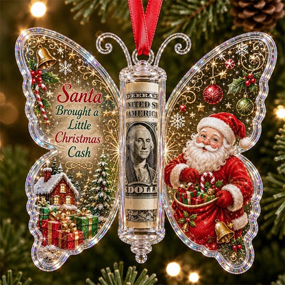🦋💵 Christmas gift with butterfly decoration – Money holder for Christmas as a memento 🎄✨