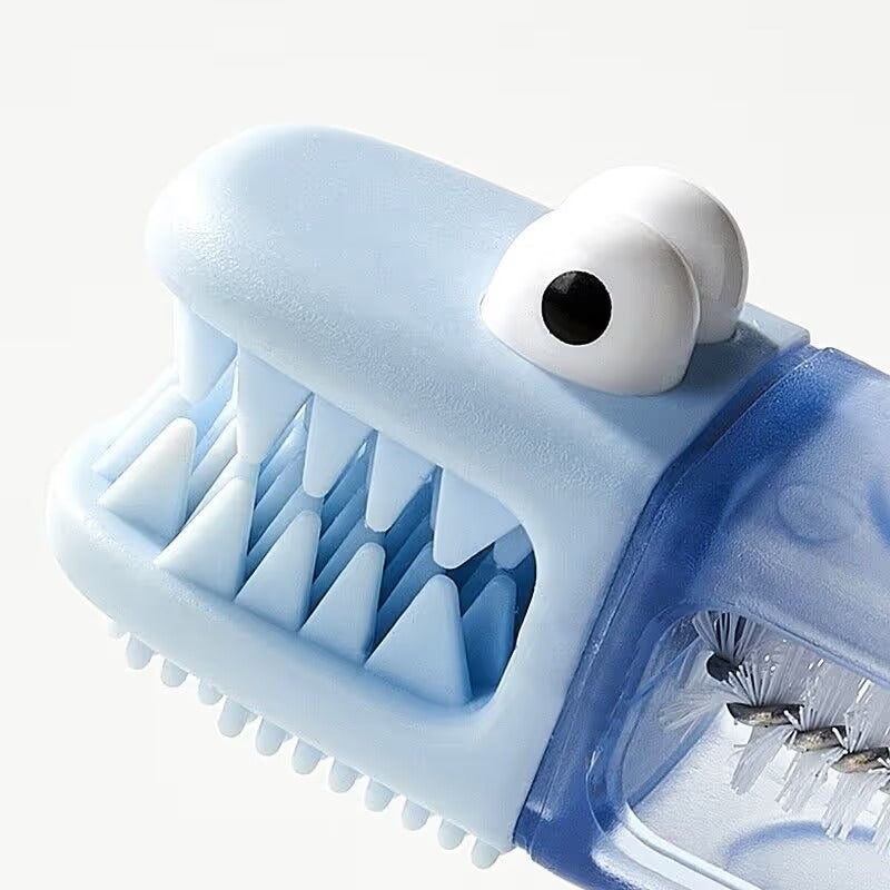 ✨3-in-1 Crocodile Brush 🐊 Deep Cleaning for Narrow Cup Lids & Tableware Gaps 🧼