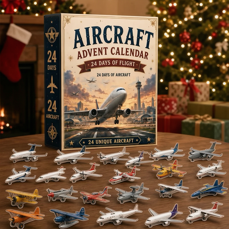 ✈️ Aircraft Advent Calendar 2026 | 24 Days of Flight with 24 Unique Miniature Airplanes, Jets & Aviation Collectibles 🎄🎁