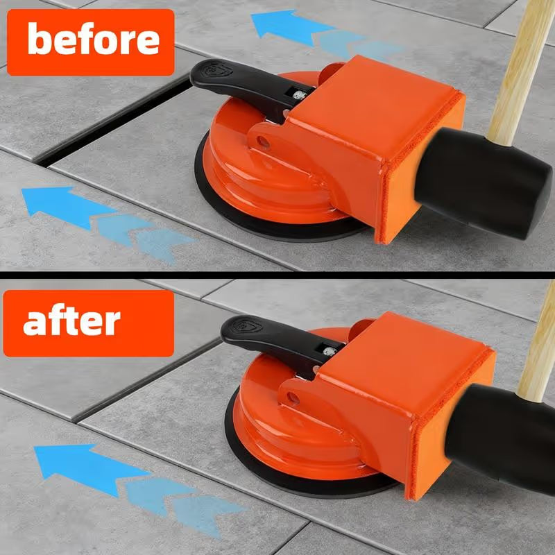 Floor gap before and after realignment