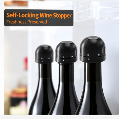 💥🔥 Silicone-sealed Wine, Beer and Champagne Stopper