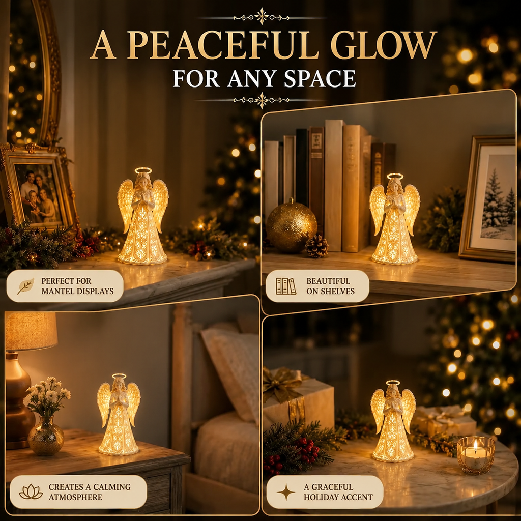 ✨ Christmas Angel‑Themed Light – A Symbol of Hope, Love and Protection