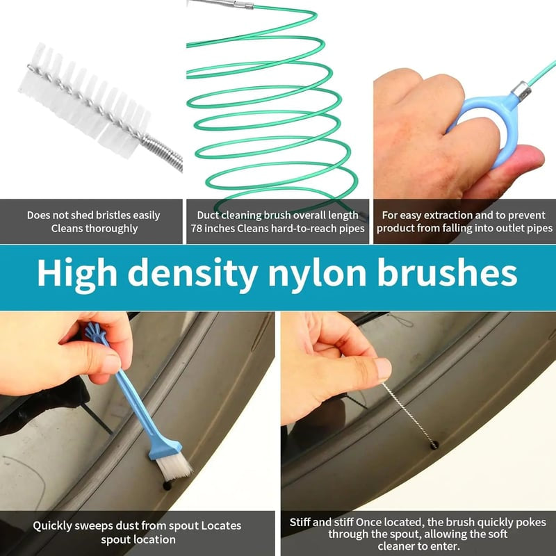 78-Inch Car Sunroof Drain Cleaning Tool