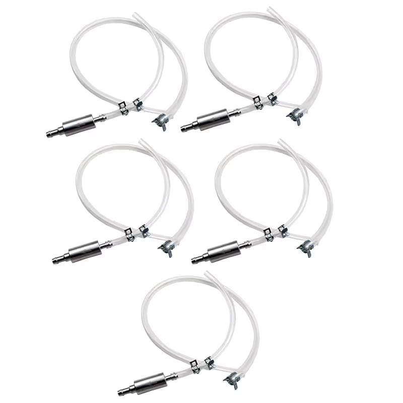 Car Brake Bleeder Hose Kit with One Way Check Valve,Durable Brake Fluid Bleeder Hoses Replacement