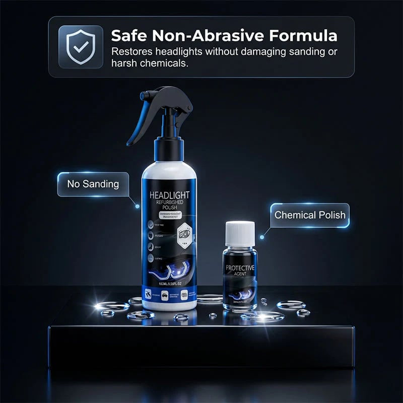 Professional Car Headlight Restoration Kit