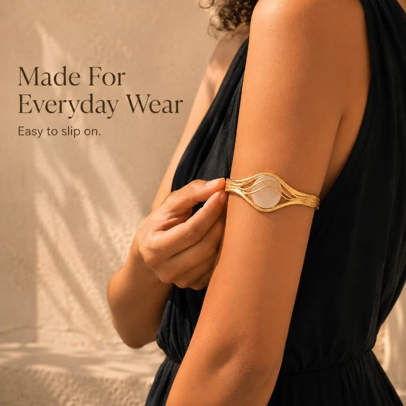 🔥Sensor Armband – Adjustable Jewelry‑Style Holder for Compatible Sensors