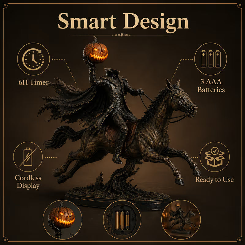 🎃🏇Midnight Chase Headless Horseman Statue | Awaken the Legend of the Hollow