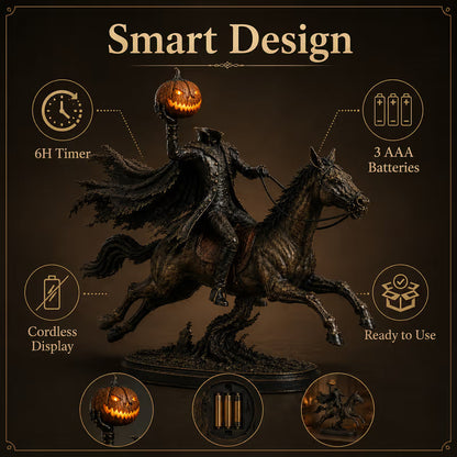 🎃🏇Midnight Chase Headless Horseman Statue | Awaken the Legend of the Hollow