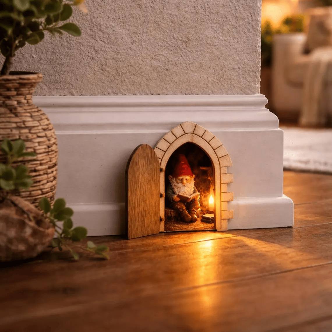 🚪✨The little elf door that can be opened – a hidden little world