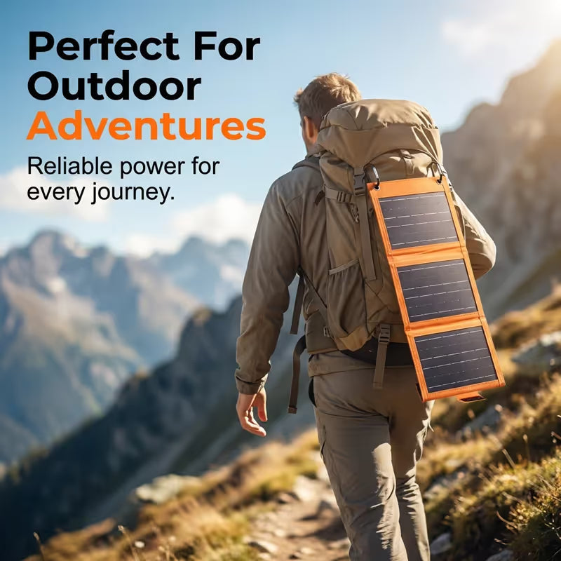✨Portable Solar Panel – Foldable, USB Charging🎒