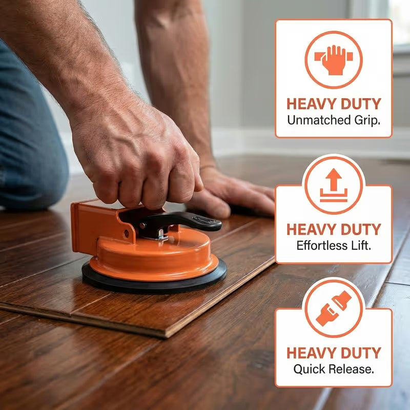 Heavy duty floor gap fixer grip and quick release