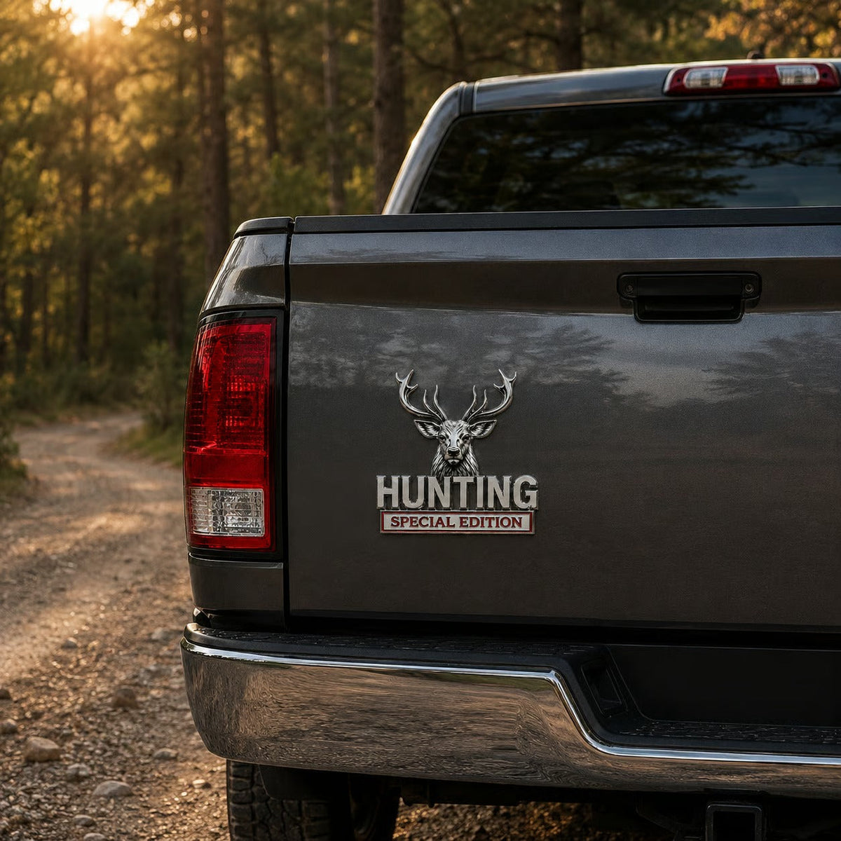 🦌 HUNTING Special Edition 3D Chrome Metal Car Emblem