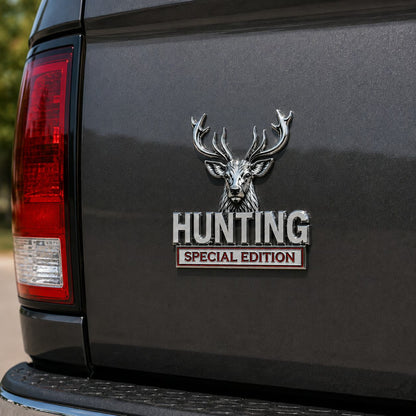 🦌 HUNTING Special Edition 3D Chrome Metal Car Emblem