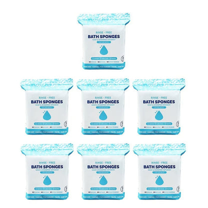 Freshness Anytime, Anywhere! 50 Large Rinse Free Bathing Wipes🚿Hypoallergenic & pH Balanced