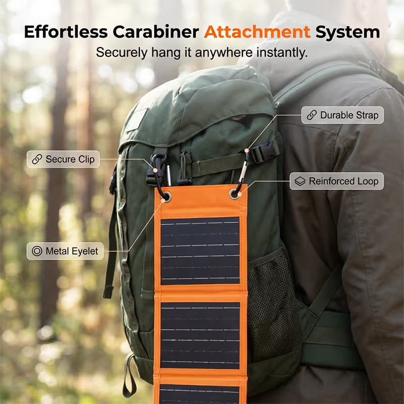 ✨Portable Solar Panel – Foldable, USB Charging🎒