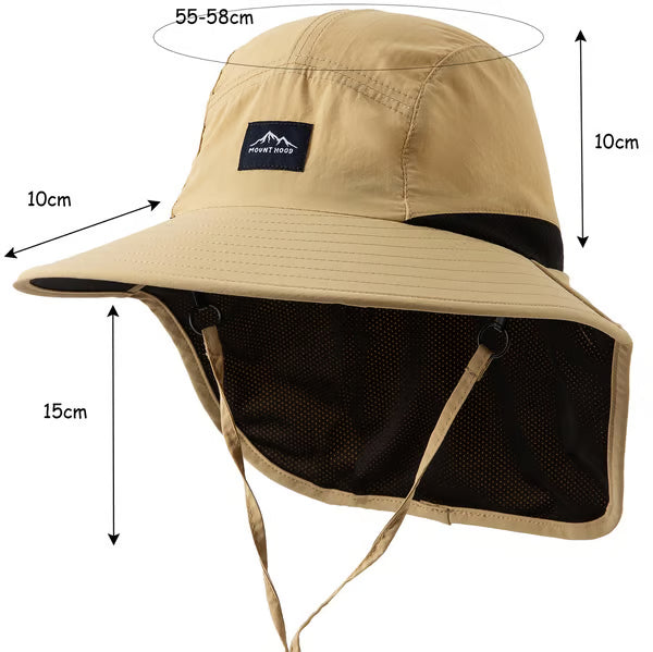 Sun Protection Quick-drying Waterproof Outdoor Hiking Hat