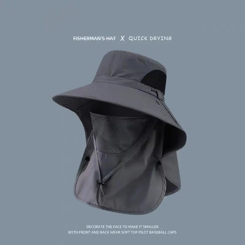 🎁Buy 1 Get 1 Free🎁Spring/Summer Fisherman's Hat Detachable Outdoor Fishing Face Covering Neck Protection