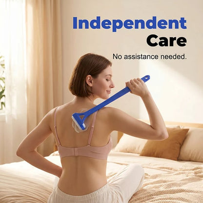 🧴✨Long Reach Back Applicator Roller – Smooth glide, curved ergonomic handle. Apply lotion & sunscreen to every spot – no twisting, no stretching! 🌀💪