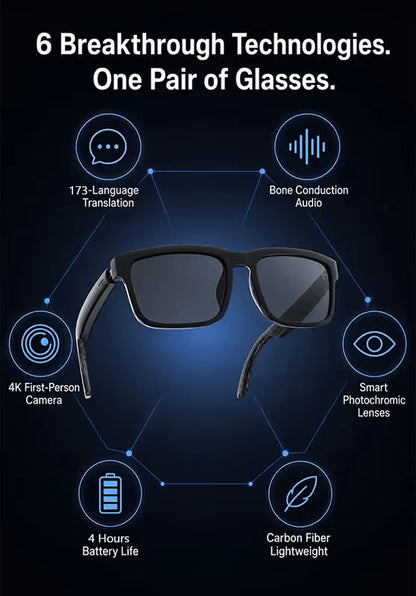 Smart AI Bluetooth Glasses