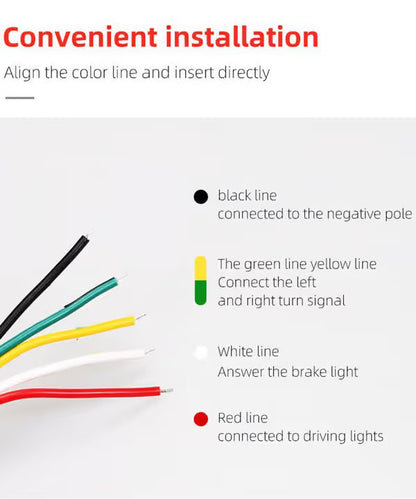 🎁LED Tailgate Lights, Turn Signals And Driving And Reversing Lights