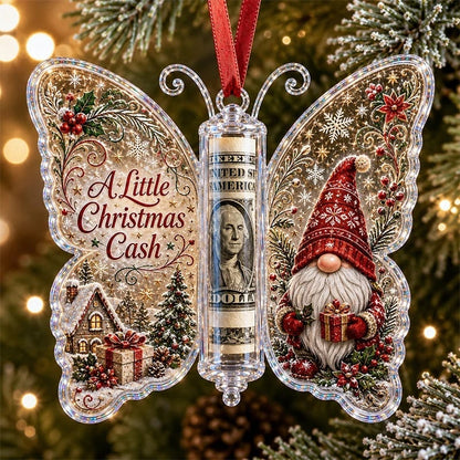 🦋💵 Christmas gift with butterfly decoration – Money holder for Christmas as a memento 🎄✨
