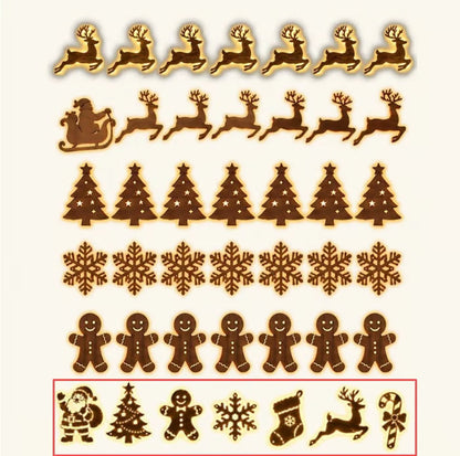 🎄Light‑Up Christmas Wall Decor, 7‑Piece Decoration Set, 6 Design Options