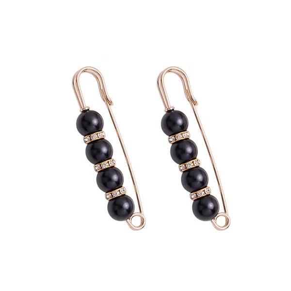 🔥Fancy Rhinestones Pearls Safety Pin Brooch
