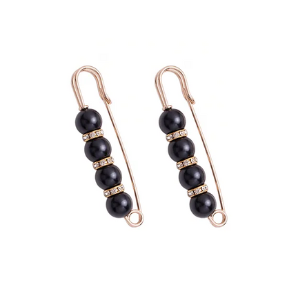 🔥Fancy Rhinestones Pearls Safety Pin Brooch