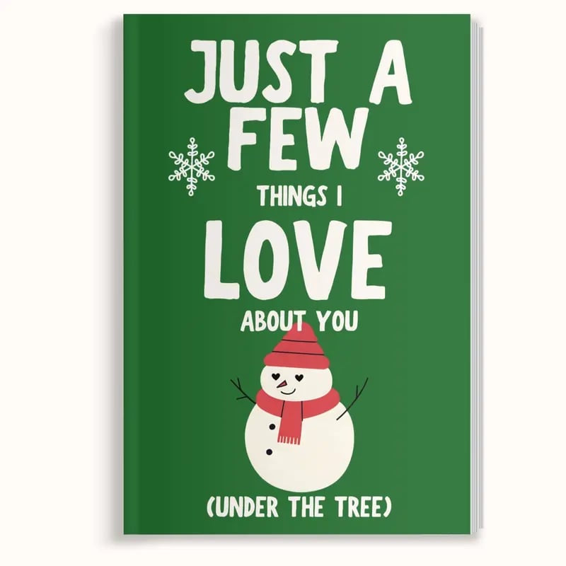 🎄❤️Just A Few Things I Love About You (Under The Tree) - Hardcover📚