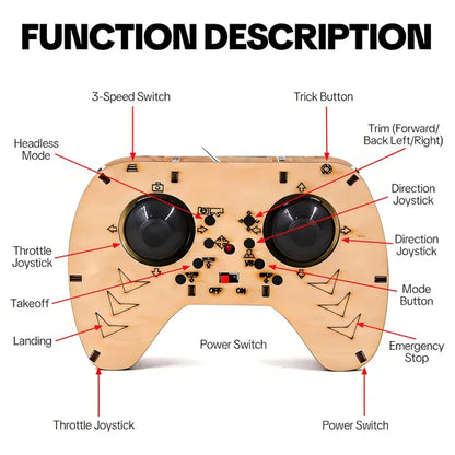 Wooden Drone DIY Assembly Kit