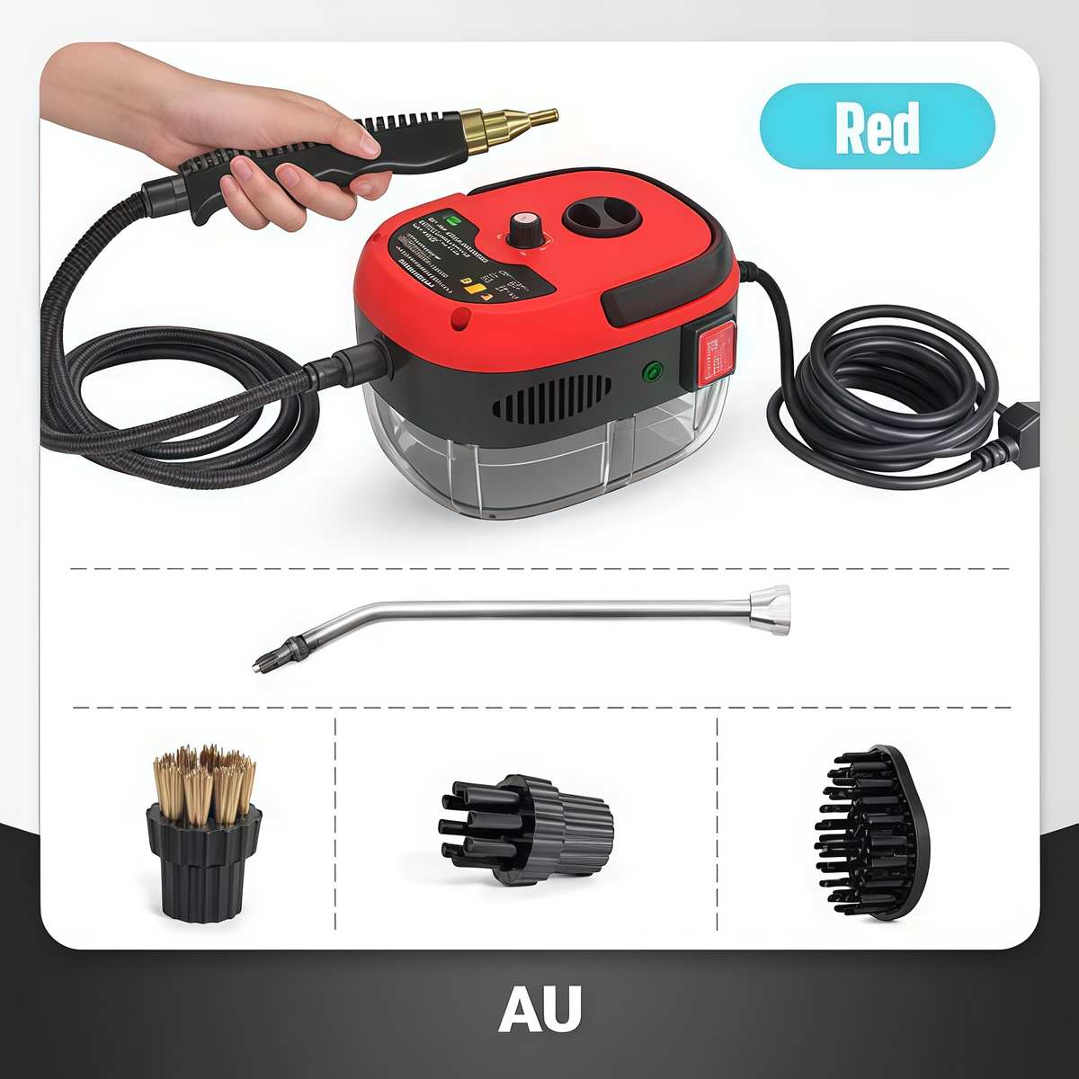 🔥2500W Handheld High-Temperature Pressurized Steam Cleaner