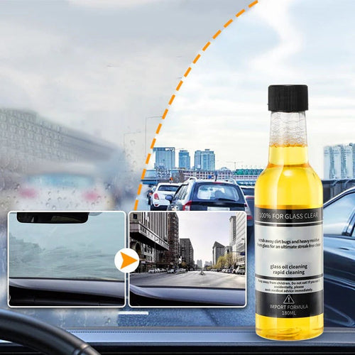 ✨ Car Glass Oil Film Stain Remover