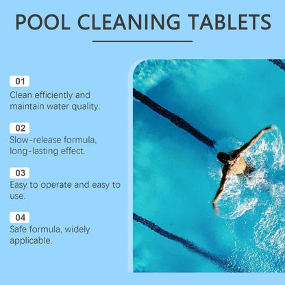 🏊‍♂️ Pool Cleaning Tablets for Crystal Clear Water – Drop, Dissolve, Dive In! 🌊✨