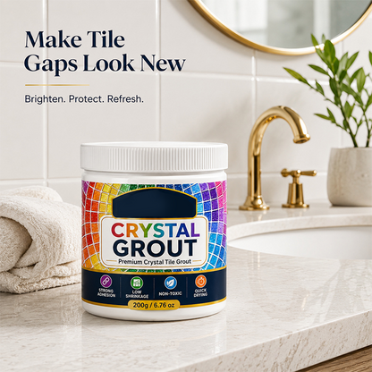 🥳2026 HOT SALE🥳💞50K+ SOLD!🛁💧 Mould‑Proof Tile Grout – Waterproof, stain‑resistant & crack‑proof. Perfect for bathrooms & kitchens – stays white & clean for years! 🌟💪
