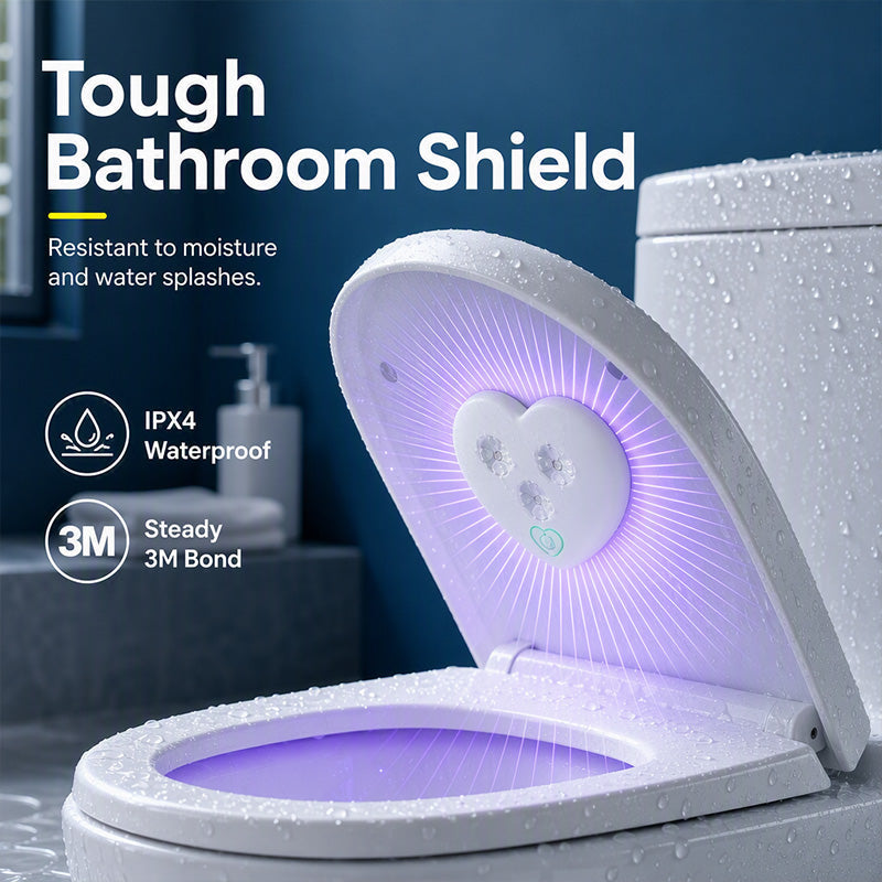 🚽🔥🔥Smart UVC Toilet Sterilizer Light‑Motion Sensor Toilet Bowl Sanitizer Lamp, IPX4 Waterproof Rechargeable UVC Disinfection Device for Bathroom Toilet, Eliminates 99.9% Bacteria for Household Sanitation